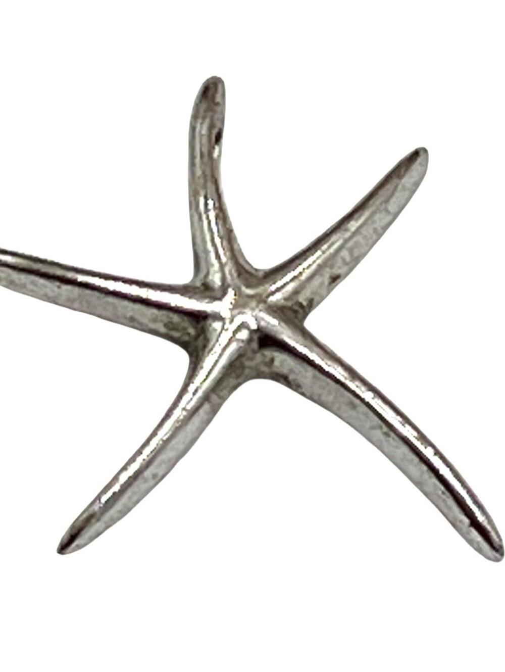 Sterling Silver Starfish Pendant Slider Enhancer